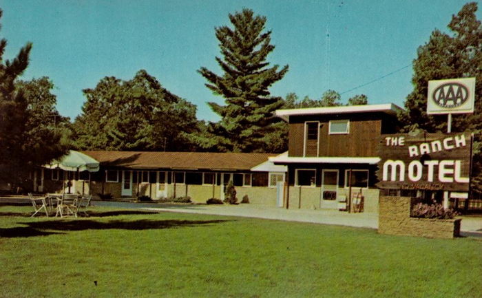 The Ranch Motel - Vintage Postcard (newer photo)